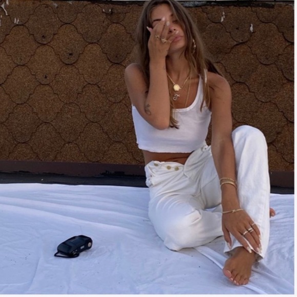 Heavy Manners Vanilla Sky White Jeans - Picture 4 of 11